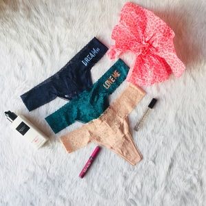 VS Sexy Lace Thong 3 for $20